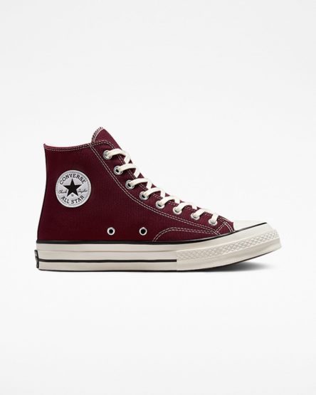 Tenisky Vysoke Converse Chuck 70 Platene Damske Tmavo Červené Čierne | SK HPQIR4